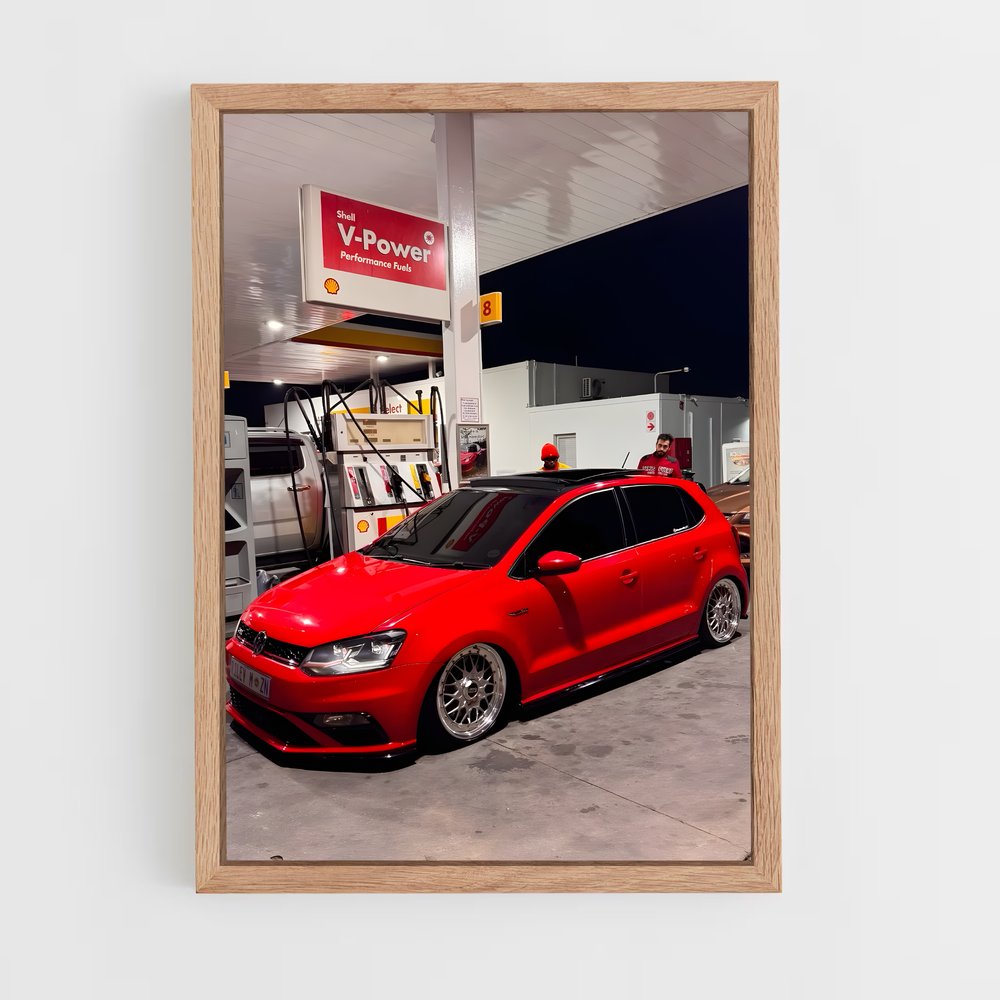 Poster GTI Polo raffiné – affiche Volkswagen (vue 4)